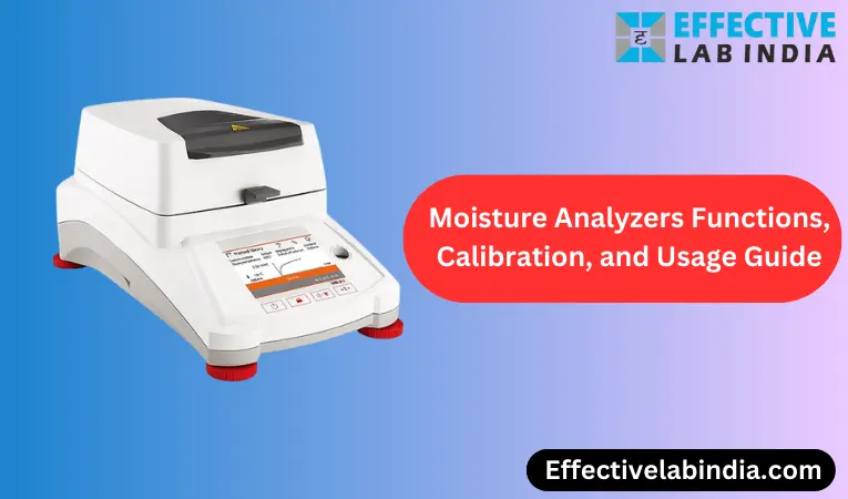 moisture analyzer in white body, use for check water content