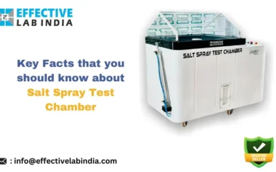 Key Facts that you should know about Salt Spray Test Chamber