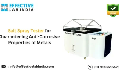 Salt Spray Tester for Guaranteeing Anti-Corrosive Properties of Metals