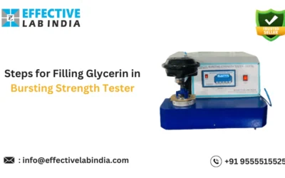 Steps for Filling Glycerin in Bursting Tester