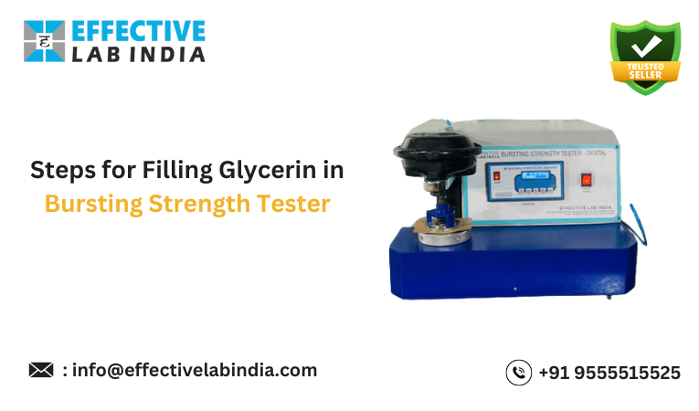 Steps for Filling Glycerin in Bursting Tester