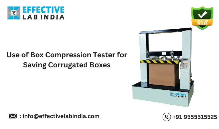 Use of Box compression tester for saving Corrugated boxes